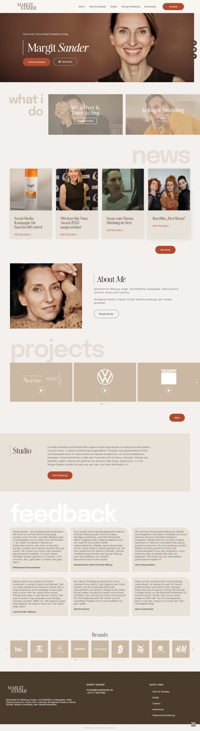 Webdesign Referenzen_Hamburg_Monkey Creations_Margit Sander