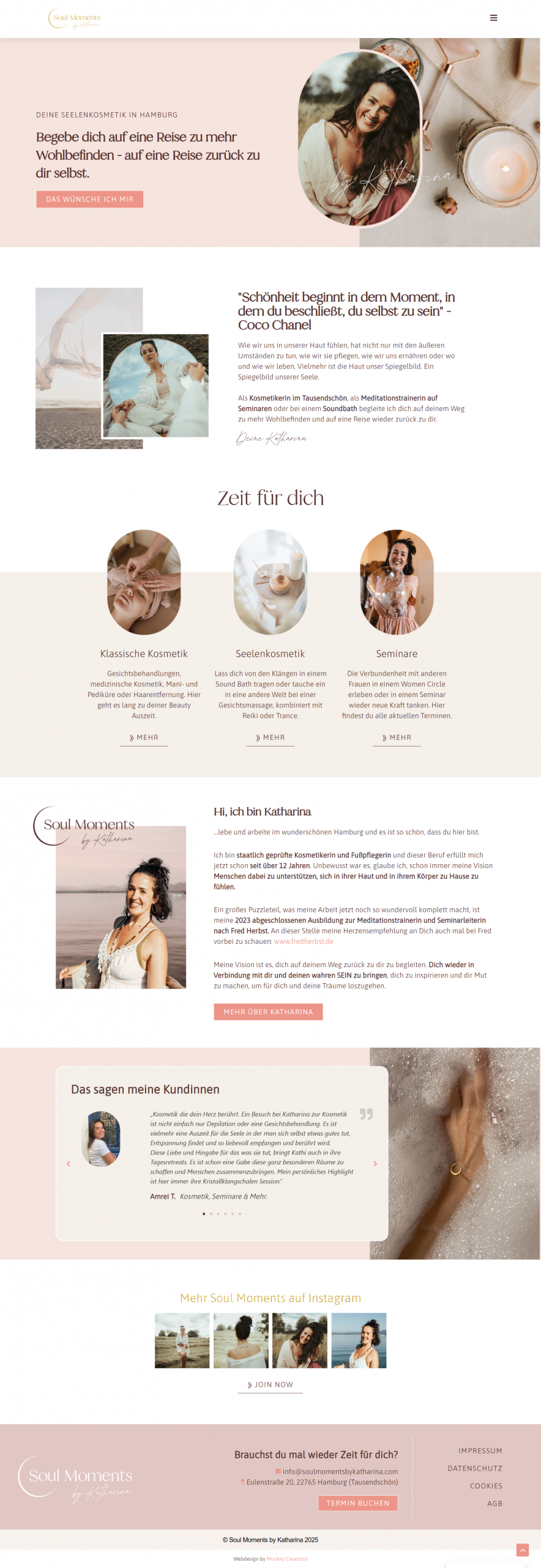 Webdesign Referenzen_Hamburg_Monkey Creations_Kosmetikstudio