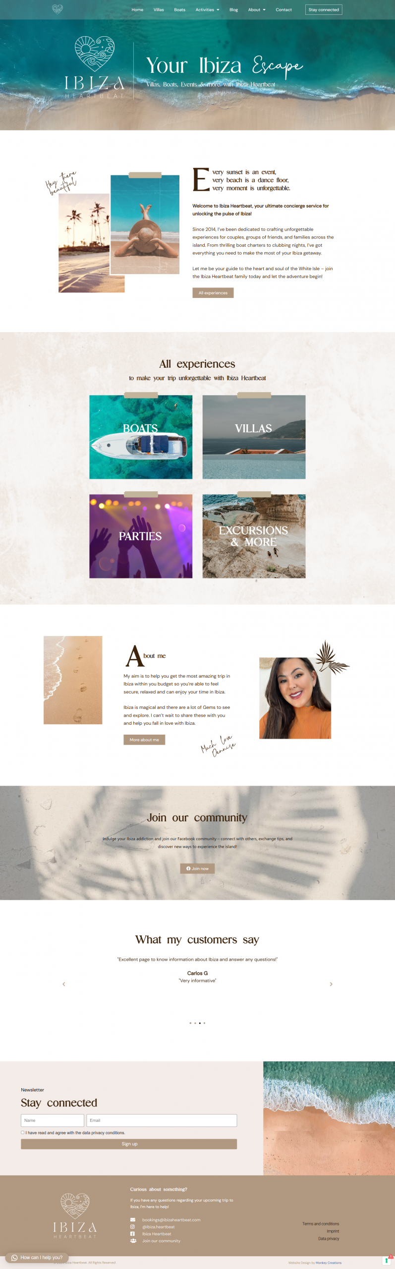 Webdesign Referenzen_Hamburg_Monkey Creations_Ibiza Heartbeat