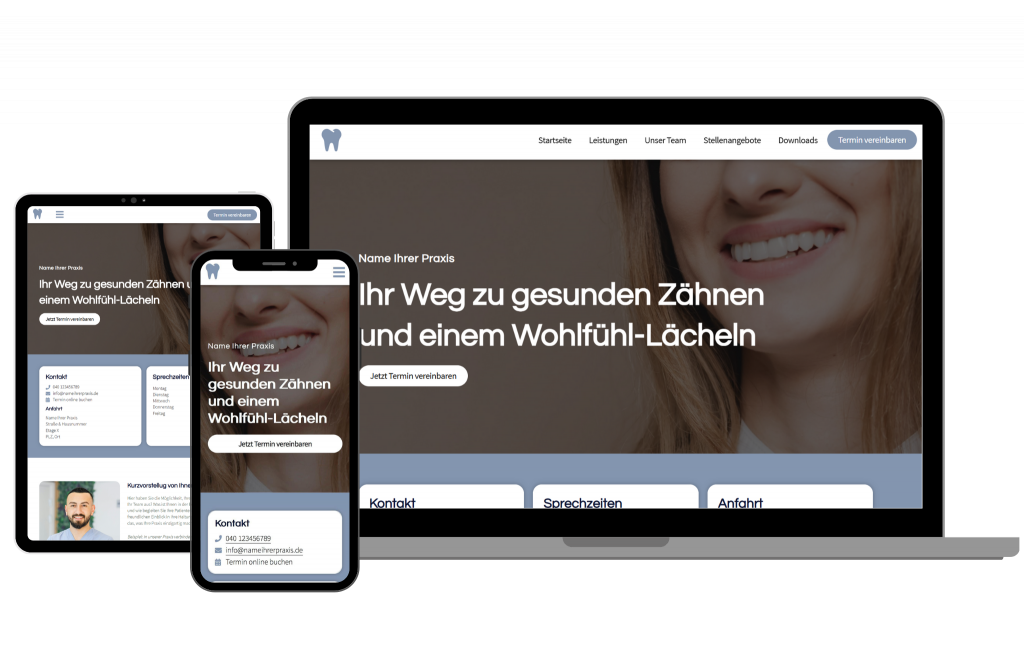 Webdesign fuer Zahnaerzte_Hamburg